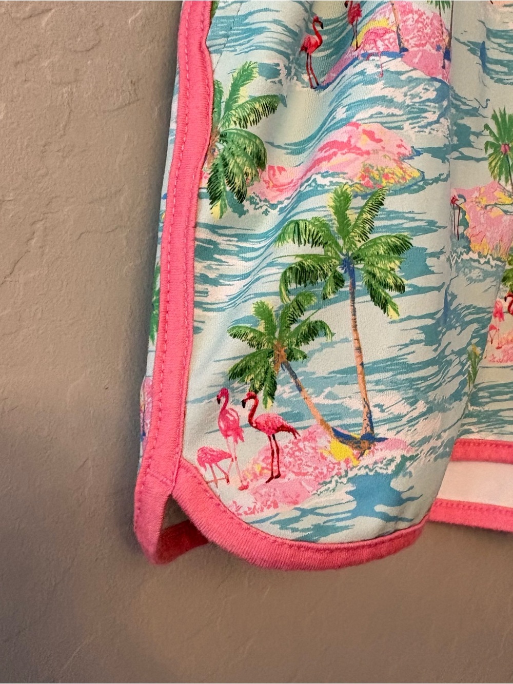 Jess Lea tropical treasures flamingo island print everyday shorts size large - Picture 11 of 16